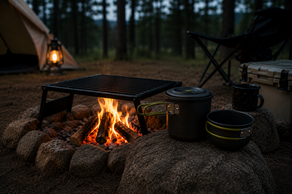 Sycamore Knoll Ultralight Camping Mess Kit — Nesting Pot and Pan Set