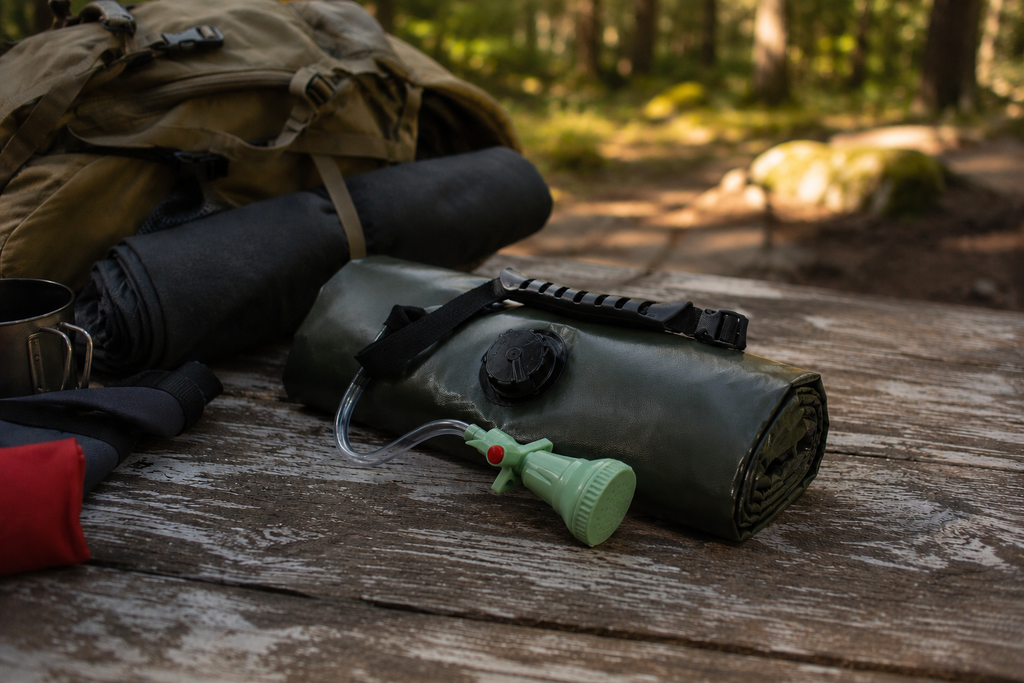 Sycamore Knoll Solar Camp Shower Bag — 20L Off-Grid Warm Shower